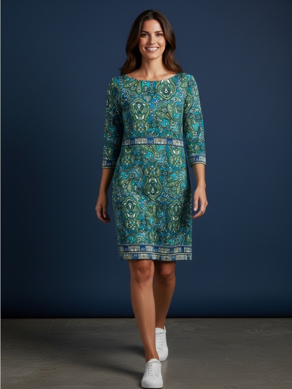 Talbots Paisley Gorgeous Summer Dress Size 10